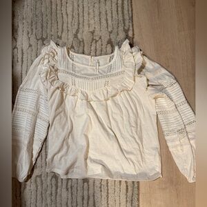 Anthropologie knit/woven top